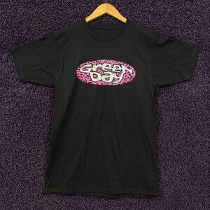 Green Day Cheetah Print Logo T-Shirt Size Medium